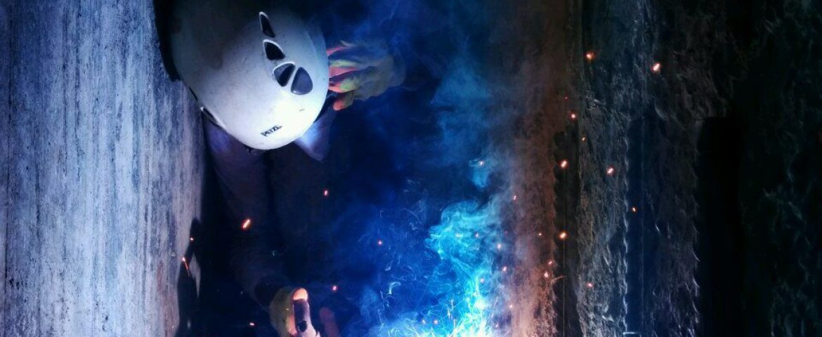 جوشکاری با طناب |جوشکاری در ارتفاع |جوشکاری نما مشهد ارتفاع
