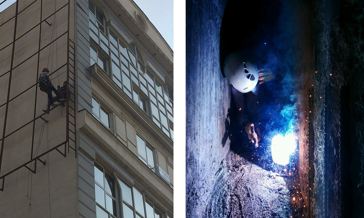 جوشکاری در ارتفاع