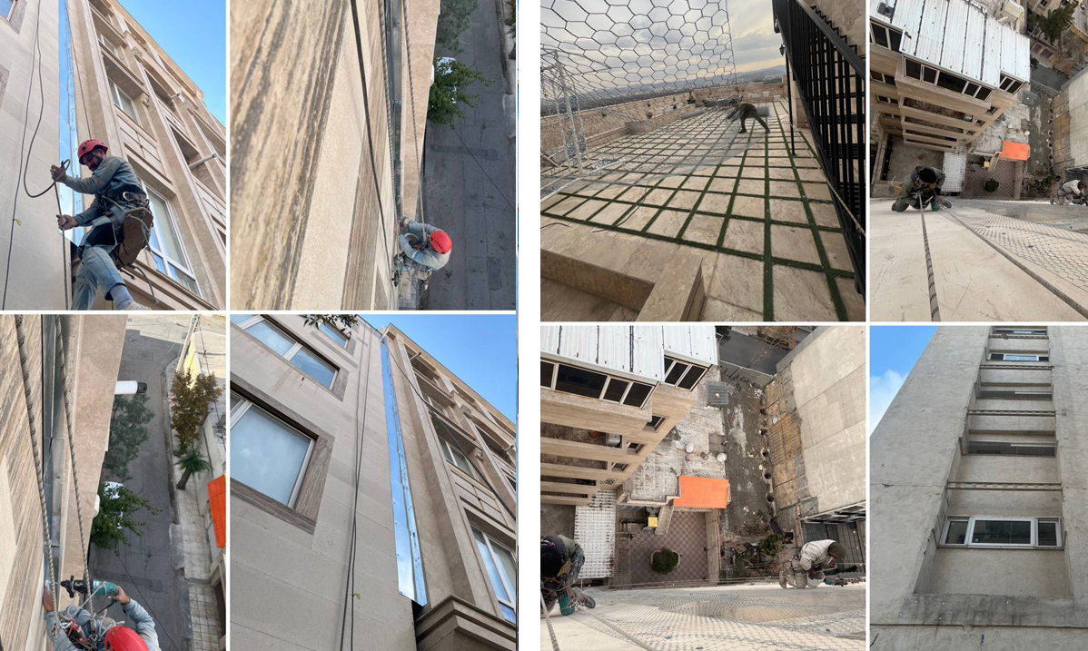 درزگیری نمای ساختمان